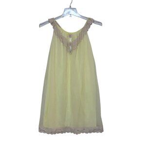 VTG Aristocraft Babydoll Nightgown M Lace Embroidered Flowers Bows Dollette Twee